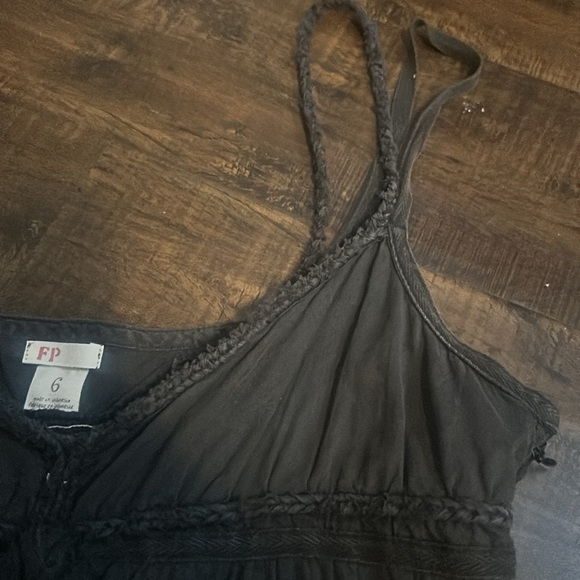 SOLD Vintage Style Free People Cargo Style Dress Size 6 - Picture 3 of 6